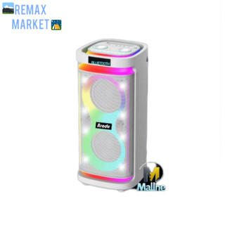 اسپیکر حرفهای 2 میکروفون برودو bts مدل BTS 2407 با رقص نور RGB